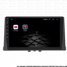 Myway Peugeot Rifter Android Multimedya Carplay Navigasyon Ekran - 8gb RAM+128 GB HDD - Myway