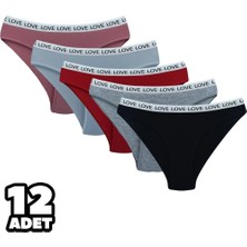 Dondeza 12'li Bayan Bikini Külot