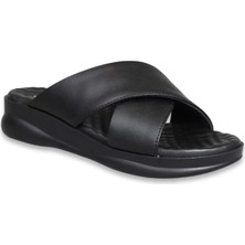 Ceyo Konfores 1534-9975-3 Tam Anatomik Masajlı Kadın Terlik - NKT01534-SIYAH-39