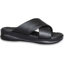 Ceyo Konfores 1534-9975-3 Tam Anatomik Masajlı Kadın Terlik - NKT01534-SIYAH-39