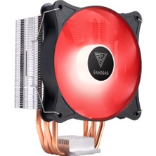 Gamdıas Boreas E1-410, Red Lights, 120MM Cpu  Kule Tipi Hava Soğutma (Amd ve Intel Tüm Işlemciler ile Uyumlu)