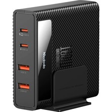 Mcdodo CH-1802 100W 2xusb 2xtype-C Girişli Powigan Hızlı Şarj Istasyonu-Siyah