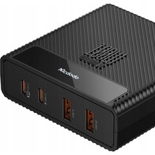 Mcdodo CH-1802 100W 2xusb 2xtype-C Girişli Powigan Hızlı Şarj Istasyonu-Siyah