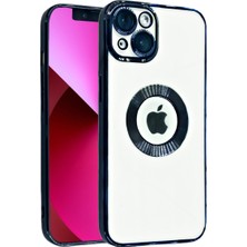 Wascase iPhone 14 Lens Koruyuculu Lazer Şeffaf Silikon Kılıfı