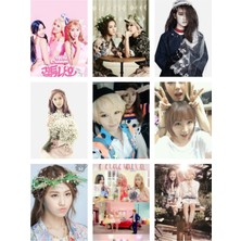 2yoon Kpop  Fotokart 9 Adet Kesilmiş  8*6 cm Pvc Kaplı Süper Hd Kaliteli Baskılı Fotokart