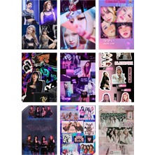 Blackpink Fotokart  Yeni Model 9 Adet Kesilmiş  8*6 cm Pvc Kaplı Süper Hd Kaliteli Baskılı Fotokart
