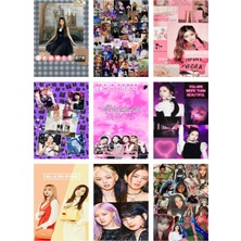 Blackpink Fotokart  Yeni Model 9 Adet Kesilmiş  8*6 cm Pvc Kaplı Süper Hd Kaliteli Baskılı Fotokart