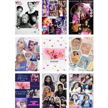 Blackpink Fotokart  Yeni Model 9 Adet Kesilmiş  8*6 cm Pvc Kaplı Süper Hd Kaliteli Baskılı Fotokart