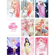 Aoa Cream  Fotokart 9 Adet Kesilmiş  8*6 cm Pvc Kaplı Süper Hd Kaliteli Baskılı Fotokart