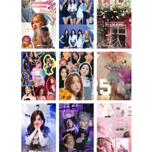 Blackpink Fotokart  Yeni Model 9 Adet Kesilmiş  8*6 cm Pvc Kaplı Süper Hd Kaliteli Baskılı Fotokart