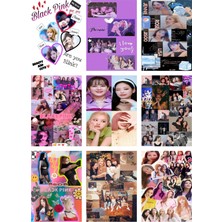 Blackpink Fotokart  Yeni Model 9 Adet Kesilmiş  8*6 cm Pvc Kaplı Süper Hd Kaliteli Baskılı Fotokart