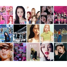 Blackpink Fotokart 15 Adet Kesilmiş  6*5 cm Pvc Kaplı Süper Hd Kaliteli Baskılı Fotokart