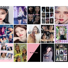 Blackpink Fotokart 15 Adet Kesilmiş  6*5 cm Pvc Kaplı Süper Hd Kaliteli Baskılı Fotokart