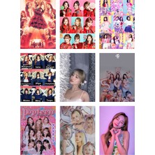 Twice Fotokart 9 Adet Kesilmiş  8*6 cm Pvc Kaplı Süper Hd Kaliteli Baskılı Fotokart