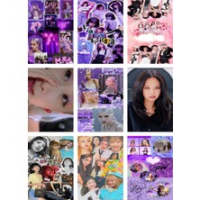 Blackpink Fotokart 9 Adet Kesilmiş  8*6 cm Pvc Kaplı Süper Hd Kaliteli Baskılı Fotokart