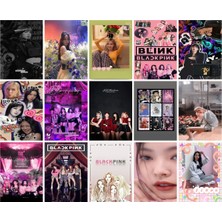 Blackpink Fotokart 15 Adet Kesilmiş  6*5 cm Pvc Kaplı Süper Hd Kaliteli Baskılı Fotokart