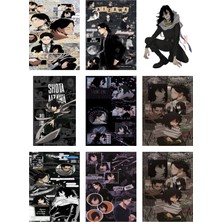 Shota Aizawa Fotokart 9 Adet Kesilmiş  8*6 cm Pvc Kaplı Süper Hd Kaliteli Baskılı Fotokart