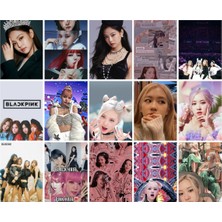 Blackpink Fotokart 15 Adet Kesilmiş  6*5 cm Pvc Kaplı Süper Hd Kaliteli Baskılı Fotokart