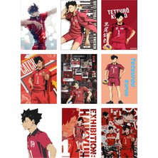 Tatsuro Kuroo Fotokart 9 Adet Kesilmiş  8*6 cm Pvc Kaplı Süper Hd Kaliteli Baskılı Fotokart