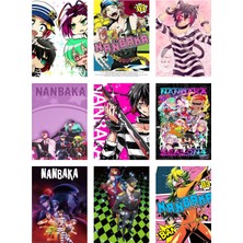 Nanbaka Anime Fotokart 9 Adet Kesilmiş  8*6 cm Pvc Kaplı Süper Hd Kaliteli Baskılı Fotokart