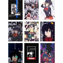 Rikka Takanashi Fotokart 9 Adet Kesilmiş  8*6 cm Pvc Kaplı Süper Hd Kaliteli Baskılı Fotokart