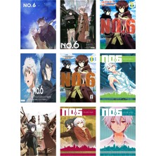 No 6 Anime Fotokart 9 Adet Kesilmiş  8*6 cm Pvc Kaplı Süper Hd Kaliteli Baskılı Fotokart