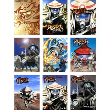 Desert Punk Fotokart 9 Adet Kesilmiş  8*6 cm Pvc Kaplı Süper Hd Kaliteli Baskılı Fotokart
