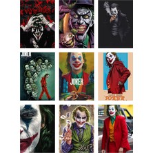 Joker Fotokart 9 Adet Kesilmiş  8*6 cm Pvc Kaplı Süper Hd Kaliteli Baskılı Fotokart