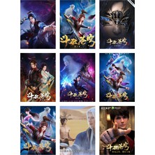 Doupo Cangqiong Fotokart 9 Adet Kesilmiş  8*6 cm Pvc Kaplı Süper Hd Kaliteli Baskılı Fotokart