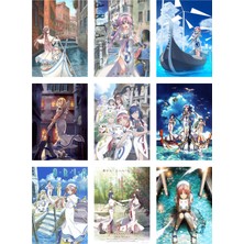 Aria Fotokart 9 Adet Kesilmiş  8*6 cm Pvc Kaplı Süper Hd Kaliteli Baskılı Fotokart