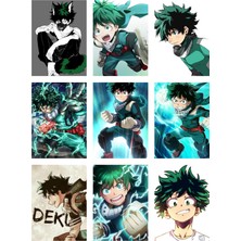 Deku Fotokart 9 Adet Kesilmiş  8*6 cm Pvc Kaplı Süper Hd Kaliteli Baskılı Fotokart