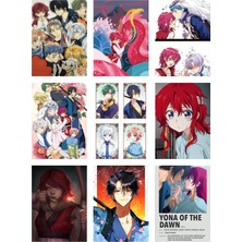 Yona Of The Dawn Fotokart 9 Adet Kesilmiş  8*6 cm Pvc Kaplı Süper Hd Kaliteli Baskılı Fotokart