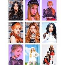 Ans Kpop Fotokart 9 Adet Kesilmiş  8*6 cm Pvc Kaplı Süper Hd Kaliteli Baskılı Fotokart