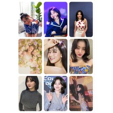 Twice Fotokart 9 Adet  8*6 cm Pvc Kaplı Süper Hd Kaliteli Baskılı Fotokart