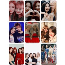 Blackpink Fotokart 9 Adet  8*6 cm Pvc Kaplı Süper Hd Kaliteli Baskılı Fotokart