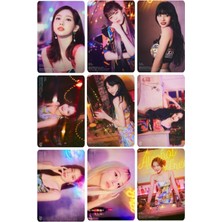 Twice Fotokart 9 Adet  8*6 cm Pvc Kaplı Süper Hd Kaliteli Baskılı Fotokart