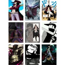 Dracula Mihawk Fotokart 9 Adet Kesilmiş  8*6 cm Pvc Kaplı Süper Hd Kaliteli Baskılı Fotokart