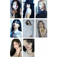 Blackpink Fotokart 9 Adet  8*6 cm Pvc Kaplı Süper Hd Kaliteli Baskılı Fotokart