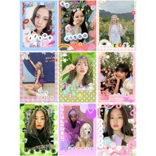 Blackpink Fotokart 9 Adet  8*6 cm Pvc Kaplı Süper Hd Kaliteli Baskılı Fotokart