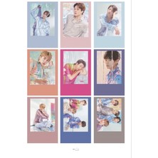 Bts (Jin,jimin,v,suga Jungkook) Fotokart 9 Adet  8*6 cm Pvc Kaplı Süper Hd Kaliteli Baskılı Fotokart
