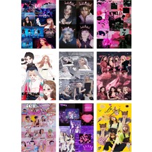 Blackpink Fotokart  Yeni Model 9 Adet Kesilmiş  8*6 cm Pvc Kaplı Süper Hd Kaliteli Baskılı Fotokart