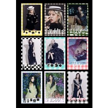 Blackpink Fotokart 9 Adet  8*6 cm Pvc Kaplı Süper Hd Kaliteli Baskılı Fotokart