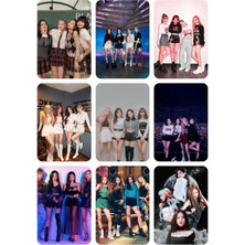 Blackpink Fotokart 9 Adet  8*6 cm Pvc Kaplı Süper Hd Kaliteli Baskılı Fotokart