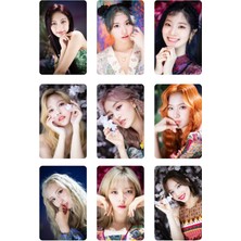 Twice Fotokart 9 Adet  8*6 cm Pvc Kaplı Süper Hd Kaliteli Baskılı Fotokart