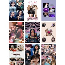 Blackpink Fotokart  Yeni Model 9 Adet Kesilmiş  8*6 cm Pvc Kaplı Süper Hd Kaliteli Baskılı Fotokart