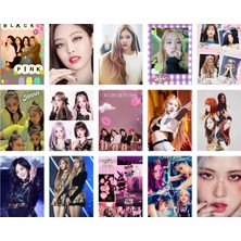 Blackpink Fotokart 15 Adet Kesilmiş  6*5 cm Pvc Kaplı Süper Hd Kaliteli Baskılı Fotokart
