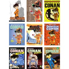 Detective Conan Fotokart 9 Adet Kesilmiş  8*6 cm Pvc Kaplı Süper Hd Kaliteli Baskılı