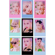 Blackpink Fotokart 9 Adet  8*6 cm Pvc Kaplı Süper Hd Kaliteli Baskılı Fotokart