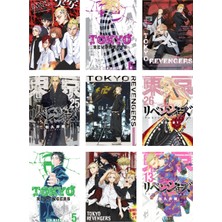 Tokyo Revengers Fotokart 9 Adet Kesilmiş  8*6 cm Pvc Kaplı Süper Hd Kaliteli Baskılı Fotokart
