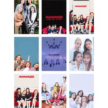 Mamamoo Otokart 9 Adet Kesilmiş  8*6 cm Pvc Kaplı Süper Hd Kaliteli Baskılı Fotokart